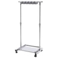 thumbnail image 3 of Movable Mop Broom Rack Broom Holder Free-Standing Cleaning Tool Rack 50kg Hangers, 3 of 21
