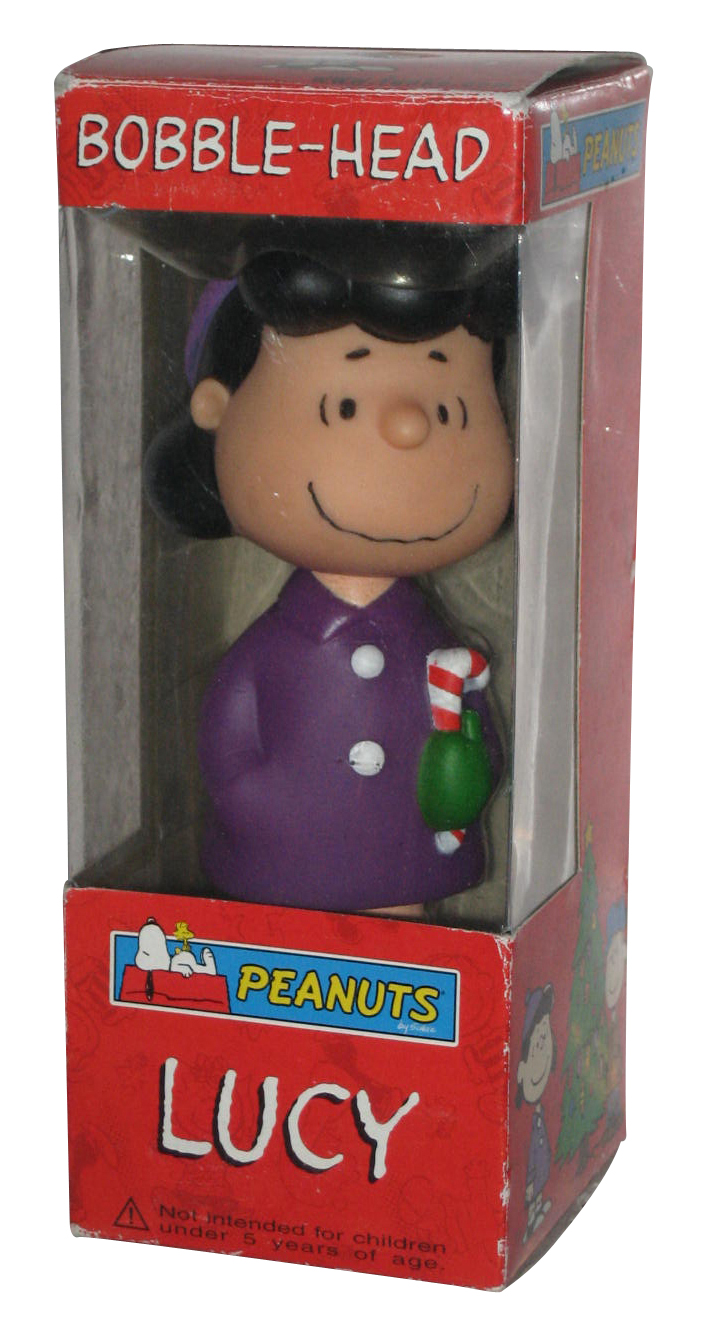 Peanuts Lucy Christmas Funko Wacky Wobbler Bobblehead Figure