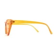 thumbnail image 4 of Sparkling Sprinkle Rinestone Iconic Gothic Cat Eye Sunglasses Orange, 4 of 4