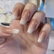 thumbnail image 1 of Acrílico Cubierta Completa Ámbar Uñas Postizas Uñas Postizas Degradado Usar Arte de Uñas Usar Pegatinas de Arte de Uñas Pegatinas de Arte de Uñas Acabadas 24 Piezas Nail Art Stick, 1 of 5