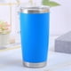 thumbnail image 2 of de Acero Inoxidable de 20 Oz para Coche, con Aislamiento de Cerveza, Gran Capacidad, para Hielo, Color Azul, 2 of 5