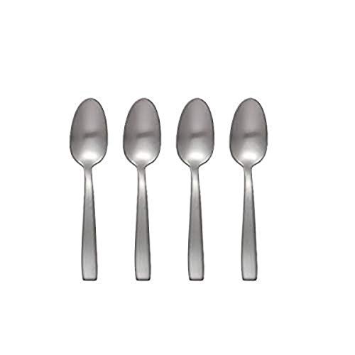 Oneida Everdine Everyday Flatware Teaspoons, Set of 4 18/0 Stainless