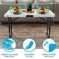 thumbnail image 6 of Lifetime 4 foot Almond Adjustable Hight Nesting Table 2-Pack - 80926, 6 of 8