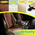 thumbnail image 3 of Memory Foam Car Seat Cushion with Back Support, 19"L x 1.2"W x 20"H, 3 of 9