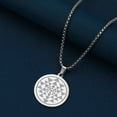 thumbnail image 2 of Sri Yantra Charm Pendant Magic Necklace Men Women Charm Jewelry, 2 of 5