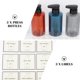 thumbnail image 4 of EeaseMX Juego de 3 botellas de presión para gel de ducha, accesorio de baño sencillo para el hogar, 4 of 8