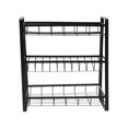 thumbnail image 4 of Assaisonnement Rack,3couche de Stockage de Cuisine Noir Rack d'Épices Épice Organisateur Conception Élevée, 4 of 14