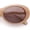 Beige - Brown, variant on Womens Unique Wavy Crooked Arm Mod Oval Plastic Sunglasses Beige - Brown