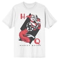 thumbnail image 5 of Batman Harley Quinn Diamond Background Men's White T-shirt - 6XL, 5 of 6