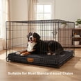 thumbnail image 5 of Exclusivo Mezcla Large Dog Bed with Removable and Washable Cover, Orthopedic Pet Bed for Crates, Non-Slip Bottom and Waterproof Liner, 48"×30", Black, 5 of 10