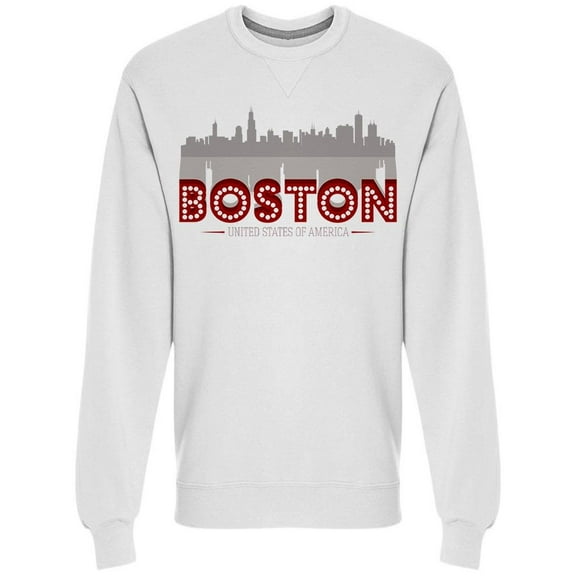 United States America Cities Sweatshirt Men -Image by Shutterstock, Male x-Large