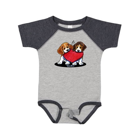 

Inktastic Beagle Heartfelt Duo Gift Baby Boy or Baby Girl Bodysuit