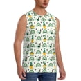 thumbnail image 2 of KLL St. Patrick's day Print Workout Tank Tops Gym Sleeveless Fitness Muscle Tee-XX-Large, 2 of 7