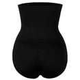 thumbnail image 7 of FANNYC Women's High-Waist Seamless Body Shaper Briefs Firm Control Tummy Thong Shapewear Panties Cincher Girdle Underwear Black Up To Size 3XL, 7 of 7