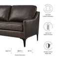 thumbnail image 6 of Corland Leather Loveseat, 6 of 7
