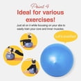 thumbnail image 5 of Exercise Ball For Balance And Stability Fitness Exercise Yoga Pilates55 Cm, 5 of 5