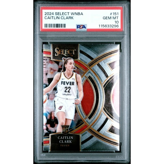 Graded 2024 Panini Select WNBA Caitlin Clark #151 Rookie RC Basketball Card PSA 10 Gem Mint
