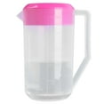 thumbnail image 4 of Aislor 2500ML Plastic Measuring Water Pitcher Jug Large Capacity Beverage Drink Pitcher with Lid and Rose Red One Size, 4 of 7