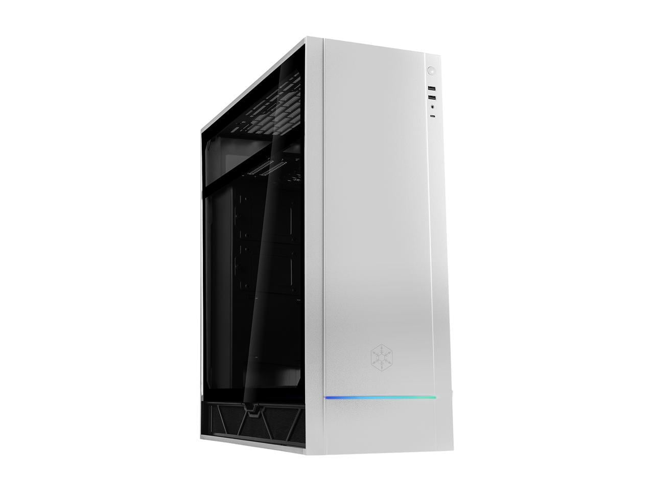 SilverStone ALTA F1 SST-ALF1S-G Silver Aluminuml / Steel / Tempered Glass ATX Mid Tower Computer Case