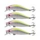 thumbnail image 3 of 4 señuelos de pesca Swimbaits de hundimiento lento, crankbait biónico, señuelo duro para lucioperca Amarillo, 3 of 9