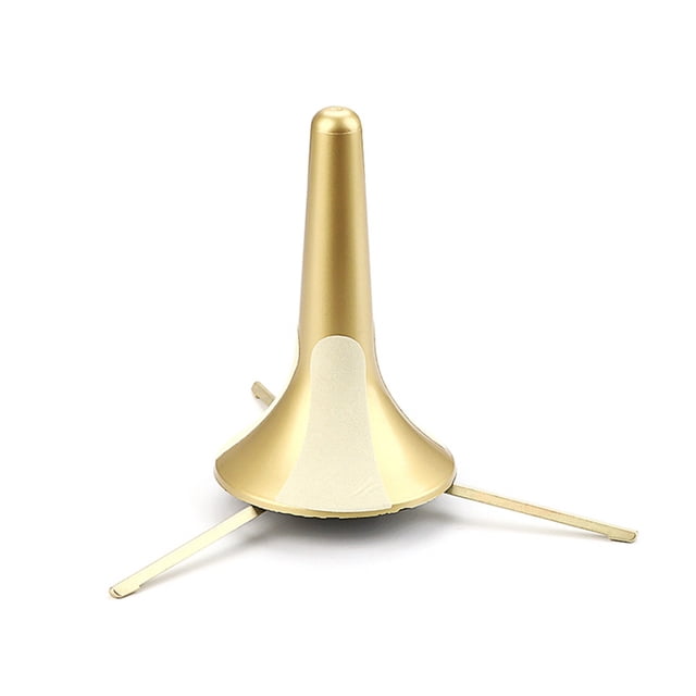 Soporte de Trompeta PortáTil con Soporte de Metal de 3 Patas para Accesorios de Instrumentos de LatóN de Trompeta