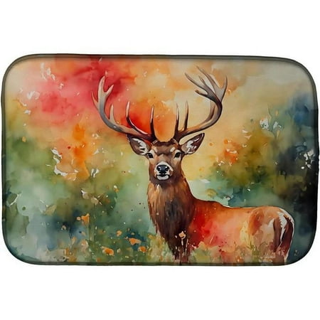 

Carolines Treasures DAC2986DDM 0.2 x 21 x 14 in. Deer Stag Dish Drying Mat