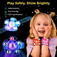 thumbnail image 3 of 48 pulseras giratorias con luz LED, pulseras giratorias pop, regalos de fiesta para niños, pulseras giratorias brillantes, pulseras luminosas que brillan en la oscuridad, 3 of 6