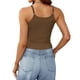 thumbnail image 4 of Blusas para mujer,Camisola de mujer, blusa sin mangas con cuello redondo, tela a rayas, ropa informal para el hogar y las vacaciones, sopatenor, 4 of 8