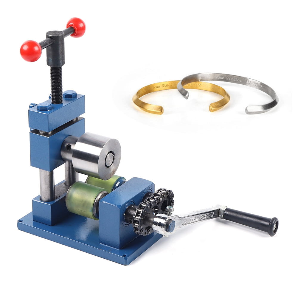 Aiqidi Hand Crank Ring Bracelet Bending Machine Multi-Function DIY Metal Earring Jewelry Bender Press Brake Forming Making Tools