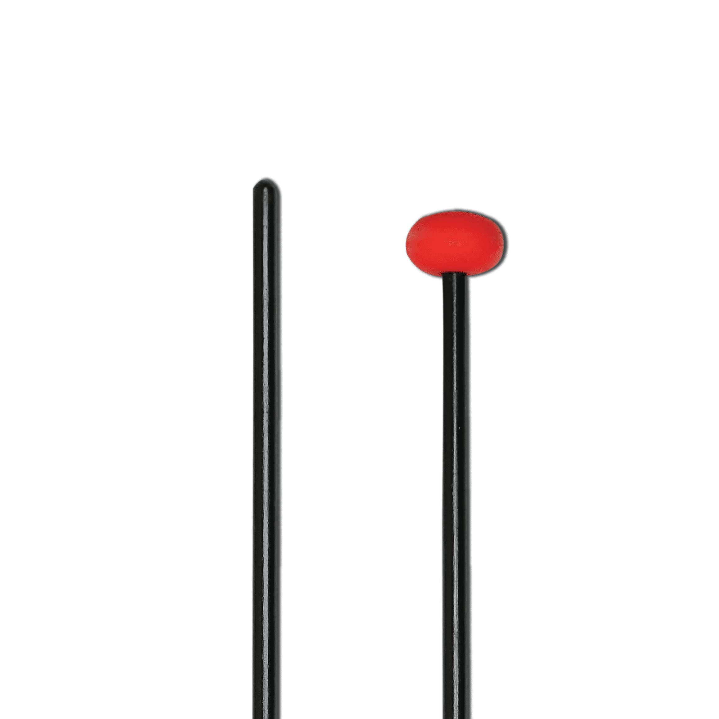 Balter Mallets Basic Black Birch Handle Keyboard Mallets Red Soft