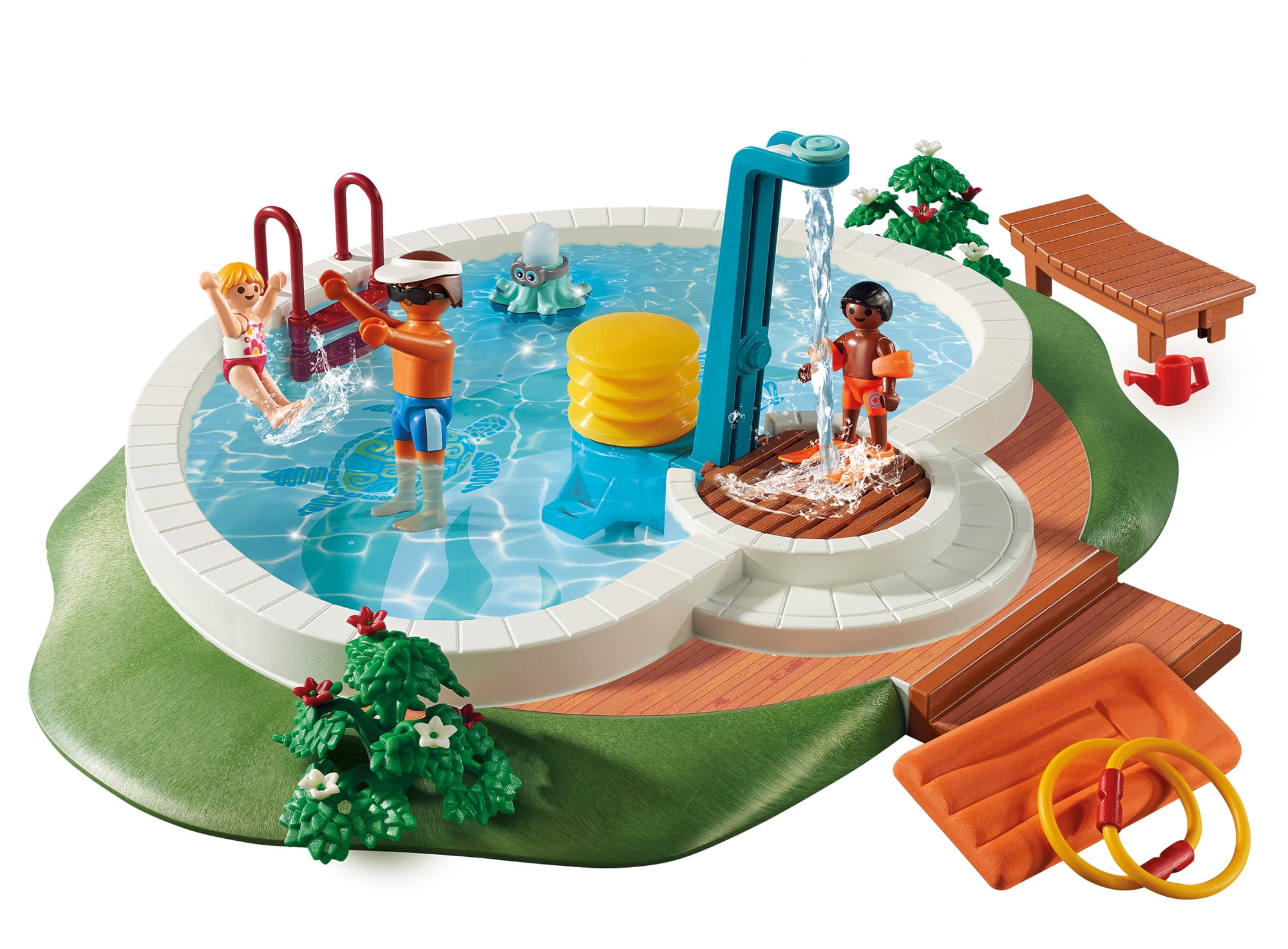 playmobil swimming pool set
