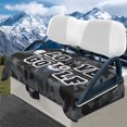 thumbnail image 2 of HUIACONG Golf Printing Golf Cart Seat Covers Two-Person Non-Slip Breathable Golfs Carts Seat Covers Easy to Clean Comfortable Golfs Car Interior Covers Compatible with EZGO Yamaha Club Cars, 2 of 7