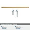 thumbnail image 4 of Amerock Coble 12-5/8 inch (320mm) Center-to-Center Champagne Bronze Cabinet Pull, 4 of 6