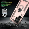 thumbnail image 5 of Galaxy S22 Ultra Case, Samsung S22 Ultra Case with HD Screen Protector, [Military-Grade] Magnetic Ring Holder Kickstand Shockproof Protective Phone Case for Samsung Galaxy S22 Ultra, Rose Gold, 5 of 13
