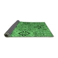 thumbnail image 2 of Ahgly Company Indoor Rectangle Abstract Emerald Green Modern Area Rugs, 2' x 3', 2 of 4