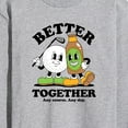 thumbnail image 3 of Instant Message - Golf Mascots Better Together - Men's Long Sleeve Graphic T-shirt, 3 of 6