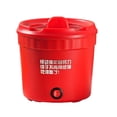thumbnail image 1 of Olla eléctrica para cocinar Ramen, vaporizador de sopa antiadherente, sartén eléctrica portátil, olla arrocera eléctrica, olla para pasta, filete, Rojo 1.2L actualizado Macarena Estufa eléctrica, 1 of 8