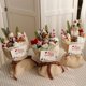 thumbnail image 1 of Ramo de Muñecos de Papá Noel con Luces Led y Bolsa de Regalo, Adorno Decorativo Festivo., 1 of 7