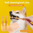 thumbnail image 3 of Cepillo de dientes para perros, cepillo de dientes de silicona para mascotas, kit de cepillado de dientes para gatos, cepillo de dientes para perros y gatitos de 360 grados, cepillo de limpieza de le, 3 of 5