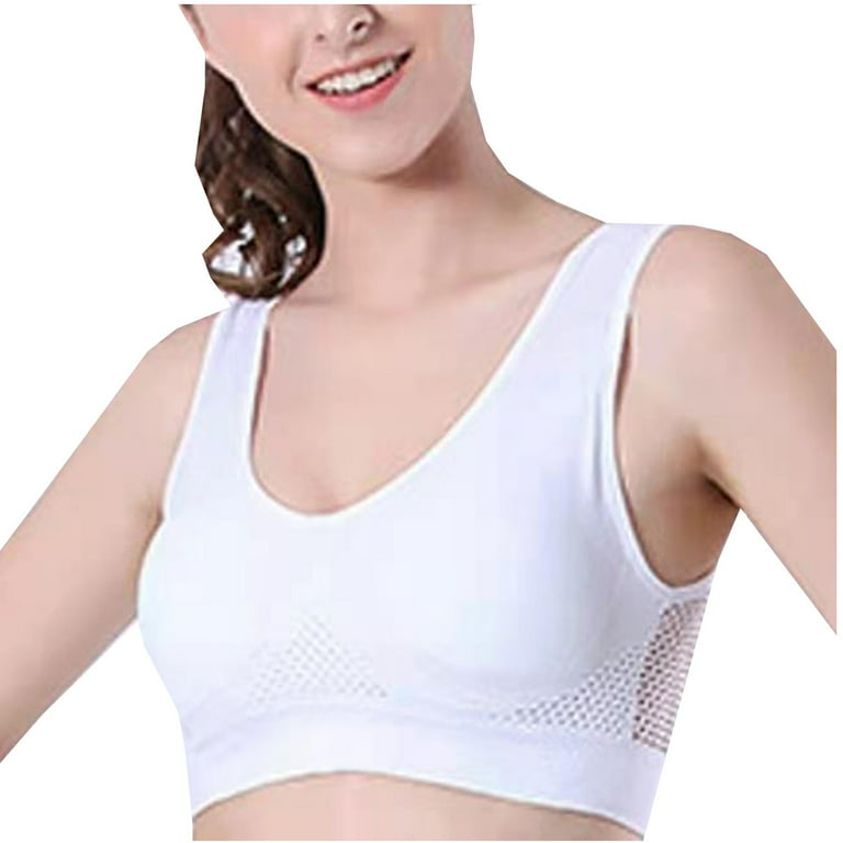 Sports Bra for Women Push up Bra Plus Size No Chest Support Racerback  Activewear Vest for Working out Yoga Fitness 