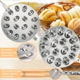 thumbnail image 3 of HLONK Walnut Cookie Mold with Wood Handle 16 Holes Walnut Cookie Maker Nonstick Oreshki Mold Maker Efficient Walnut Mold Pastry Nut Cookies Maker Cookie Assorted Maker for Baking Cookies, 3 of 10