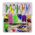 thumbnail image 2 of de 300 señuelos de pesca que incluyen , langosta, señuelos Señuelos de pesca suaves Señuelos de metal duro Crank Popper Minnow Pencil, 2 of 7