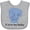 AC-Heather Grey, variant on Inktastic I Love My Daddy Elephant Blue Boys Baby Bib