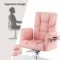 thumbnail image 5 of Reclining Pedicure Chair with Foot Bath, No Plumbing Spa Pedicure Station for Nail Tech, 360° Swivel Adjustable Pedicure Unit with Stool, 5 of 9