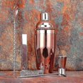 thumbnail image 3 of Gold 750ml 6pcs Bar Cocktail Set Drink Making Shaker Kit Stainless Steel Mixer Making Gift, 3 of 5