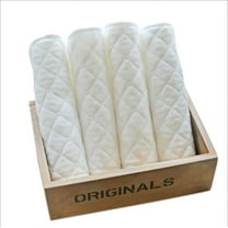 Artrylin 3-Ply 100% Cotton Prefold Cloth Diapers,High Absorbent& Breathable, Washable& Reusable Fit Newborn Babies to Toddler 32*12cm(10PCS)