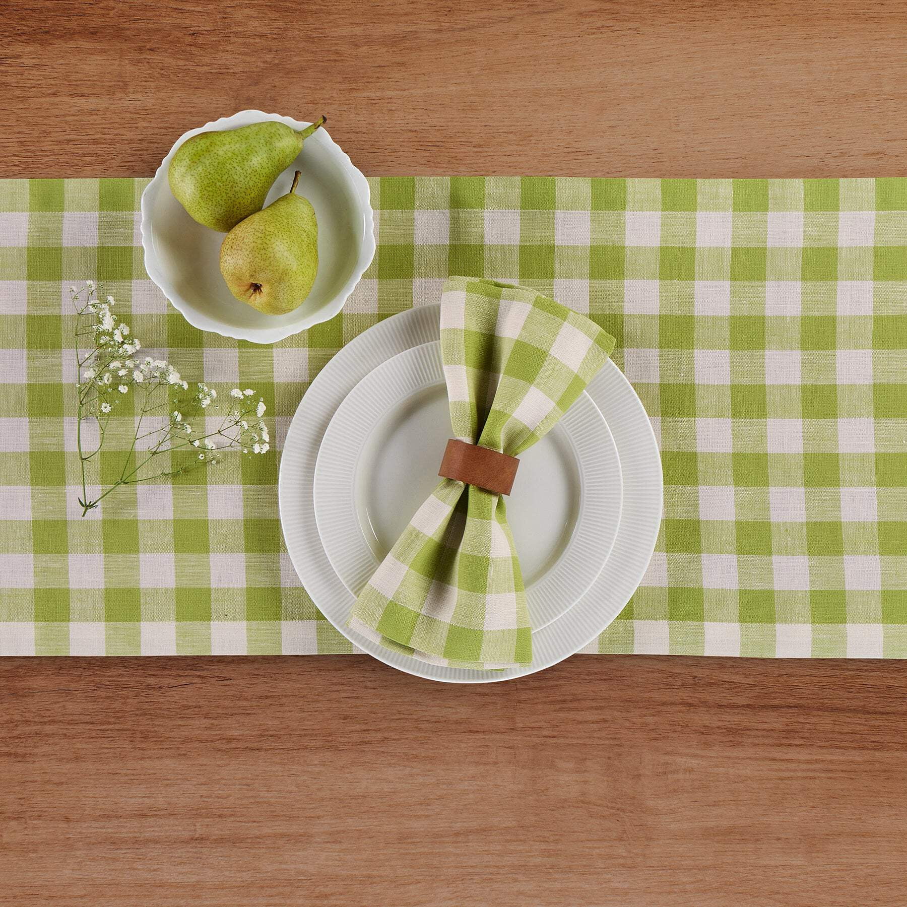 Morgan Check Table Runner
