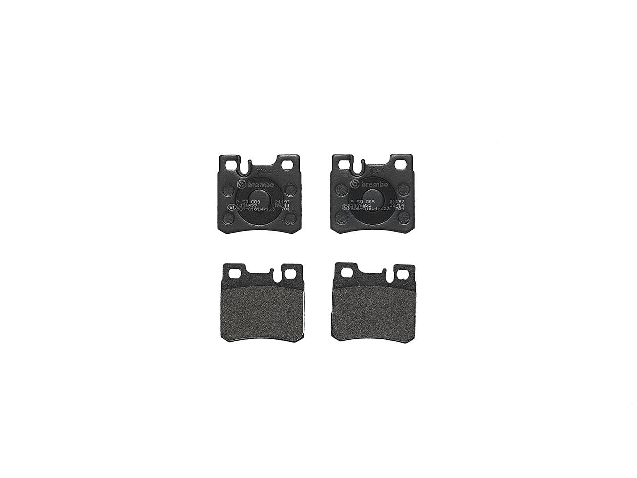 Brembo Rear Low Met Brake Pad Set For MercedesBenz W202 W124 R129