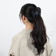 thumbnail image 4 of Ofertas Únicas 1 Pc Diademas de Denim Diseño de Patrón Diadema Elástica Negra, 4 of 5