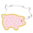 thumbnail image 6 of Farfi 1 Set Cookie Cutters Pig Shape DIY Stainless Steel Sweet Pastry Biscuit Molds for Party (Stainless Steel), 6 of 13